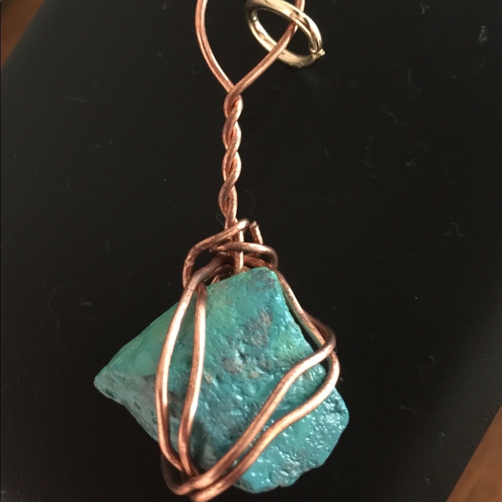Teal Dream & Copper Earth Lacquer Gem  🌿